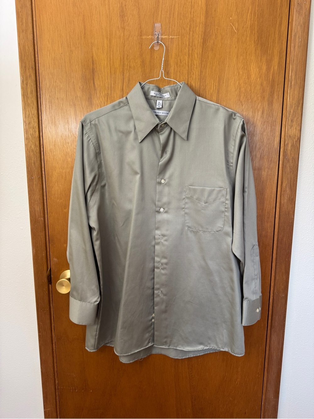 Geoffrey Beene Men's Grey Dress Shirt